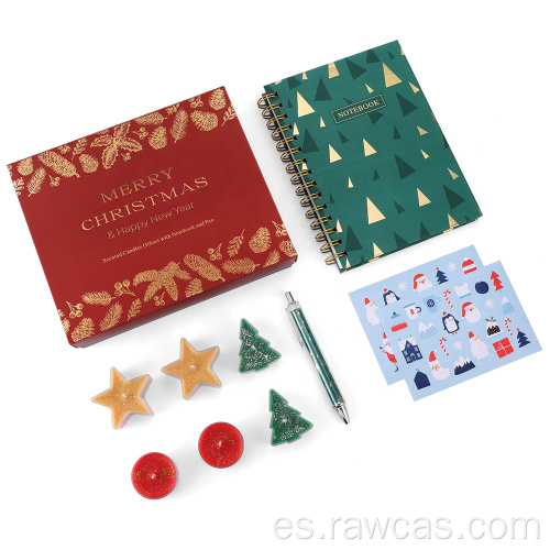 Velas perfumadas de Navidad de alta calidad con caja de set